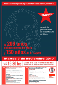 Jornada de presentaciones de libros en el marco de Marx200