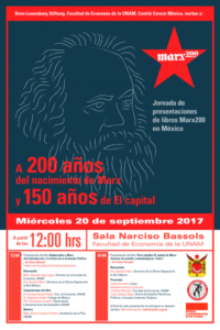 Jornada de presentaciones de libros en México, en el marco de Marx200