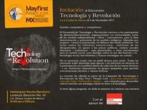 Encuentro: Convergencia del Movimiento Social Tecnología y Revolución